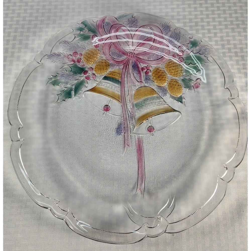 Mikasa Festive Bells Hostess Platter 14 3/4" New W/O Box